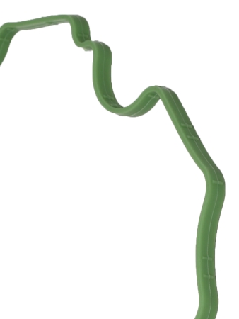 Прокладка клапанной крышки ЯМЗ-534 (силикон, зеленый)