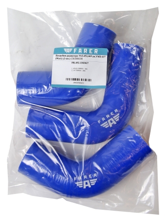 Патрубки радиатора УАЗ-452,469 дв.УМЗ-417 (90л/с) (3 шт.) СИЛИКОН