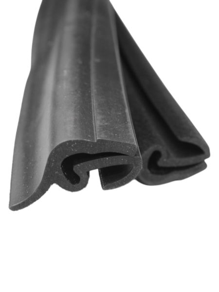 Уплотнитель стекла двери (перед.) наруж. 2108 правый "бархотка" нов.образца БРТ