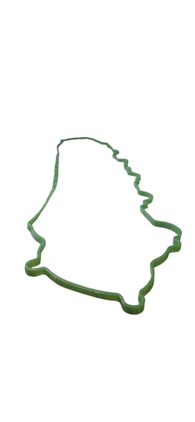 Прокладка клапанной крышки ЯМЗ-536 (силикон зеленый)