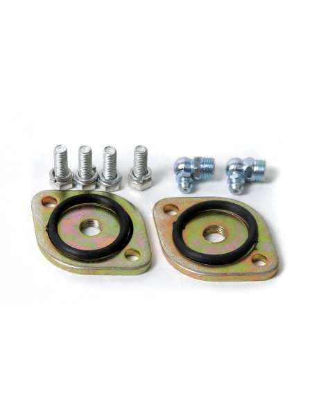 Крышка шкворня 3302 усил. в сборе (кр.2шт,болты 4шт,рез.к.2шт,тав.2шт)