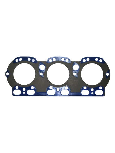 Прокладка головки блока ЯМЗ-236 н/обр. (металл/силикон, синий)