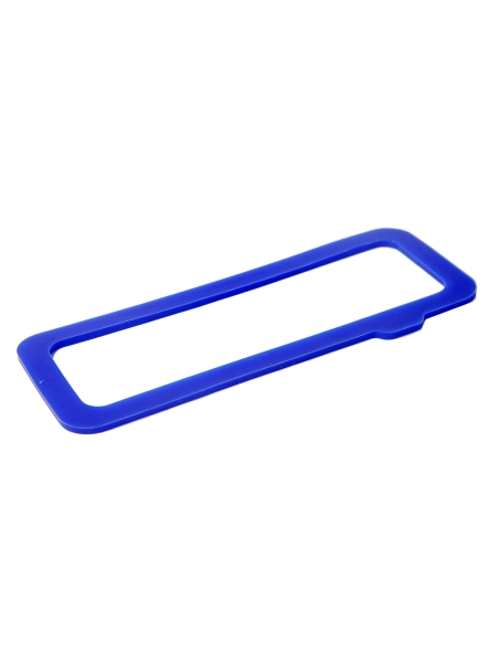 Прокладка крышки коробки толкателей Г-ль 417\421\4216 (силикон) синий 5,0 мм