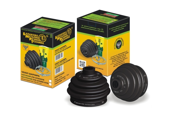 Пыльник ШРУСа наружный для а/м ВАЗ-2108-15, 2170 Приора (2 хомута, стопорные кольца и смазка, в инди