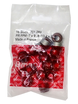 Колпачок маслоотражательный ELRING 16-ти клап ВАЗ 2112  комп(16 шт) 701.289 ELRING