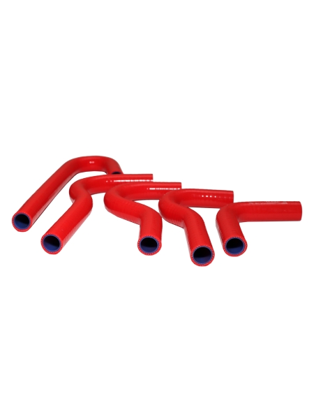 Патрубки отопителя Г-ль дв.Cummins силикон (5шт.) красн. ПТП