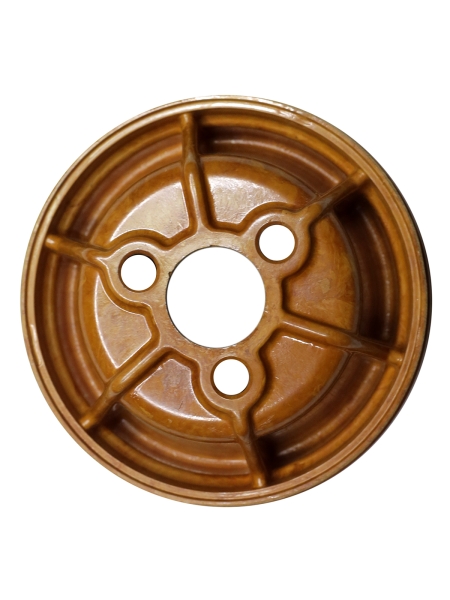 Шкив водяного насоса ГАЗель, Волга ЗМЗ-406,405,409 (прессованный,коричневый)