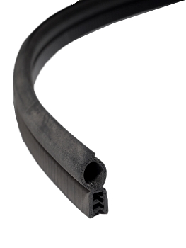 Уплотнитель проема двери ПАЗ Вектор NEXT водителя нижний Уралэластотехника