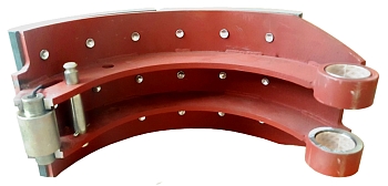 Колодка тормозная с накладками (ТИИР-416)