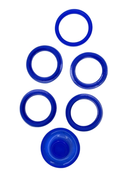 Р/к клапанной крышки дв. 406 Евро-3 (силикон синий, компл 7 шт)