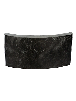 Накладка тормозная МАЗ перед.(асбестовая)