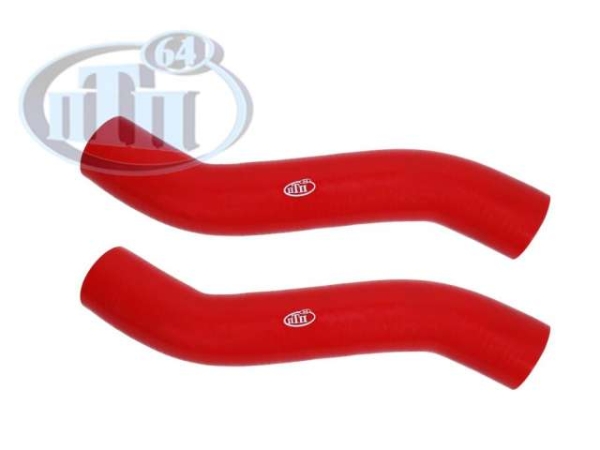 Патрубок угловой интеркуллера Газель Бизнес дв.Cummins (силикон) красный  ПТП