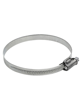 Хомут червячный 70-90/9 (цинковое хроматирование) Завод ТРУД