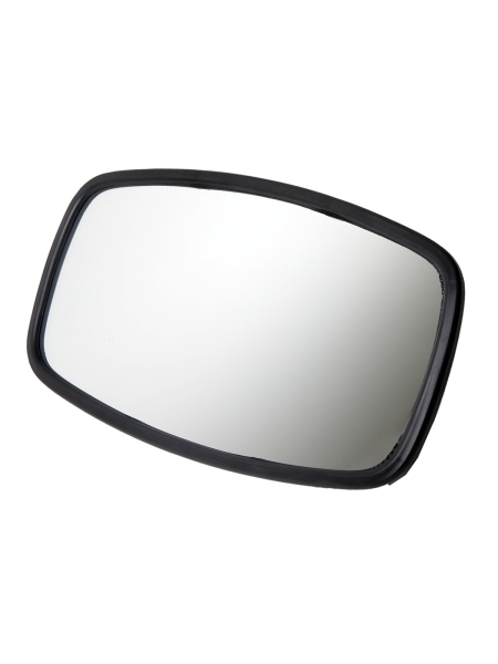 Зеркало заднего вида (№ 51) КАМАЗ пласт.корпус с хомутом 18 стекло прямое