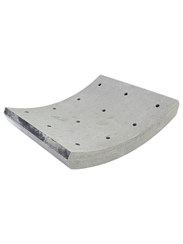 Накладка тормозная ПАЗ-3204 зад. сверл. (б/асб) с 06.2014