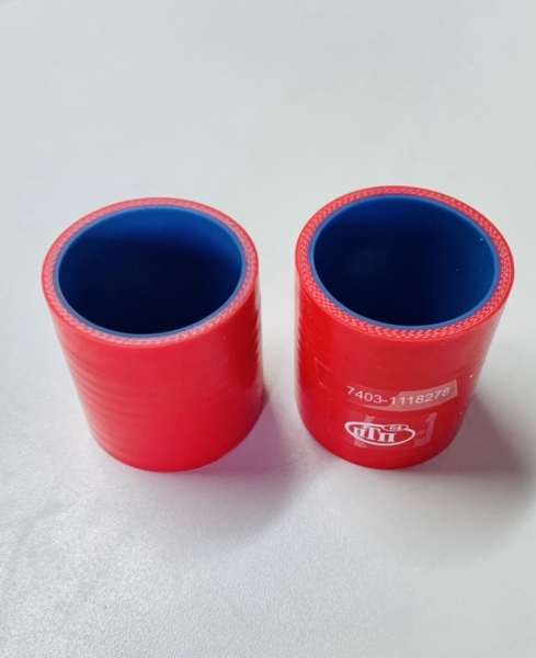 Патрубок турбокомпрессора КАМАЗ-ЕВРО 56х69 (силикон) ПТП