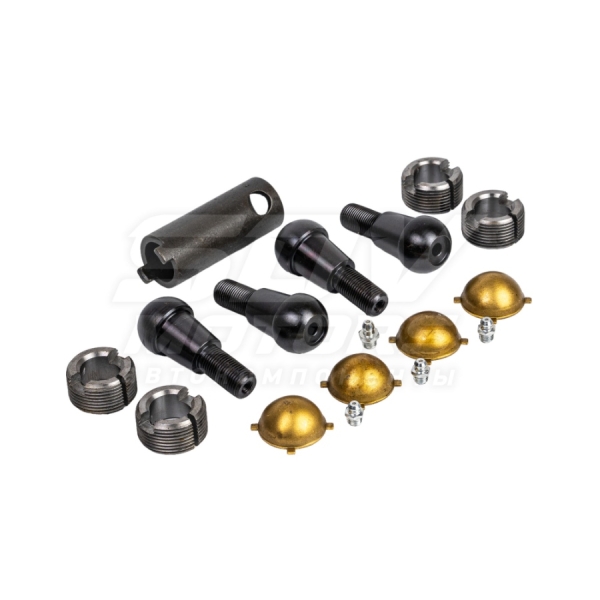 Шкворень УАЗ Патриот, Хантер мост Спайсер на вкладышах (латунь 4 уса) ст/обр. (компл. 4шт + ключ)