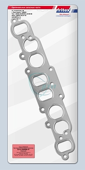 Прокладка коллектора Г-дв.УМЗ 4216 (газопровода) металл в инд. уп. ПРЕМИУМ