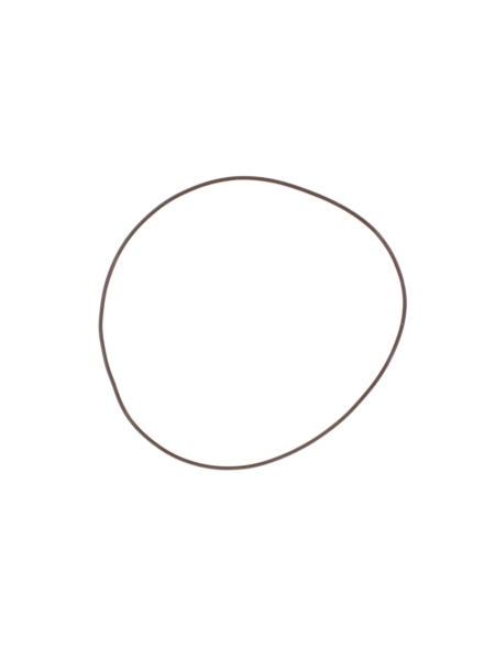 Прокладка(кольцо) уплотнит. гильзы цилиндра верхняя,узкая SILICON, коричневый 20016 КАМАЗ FPM