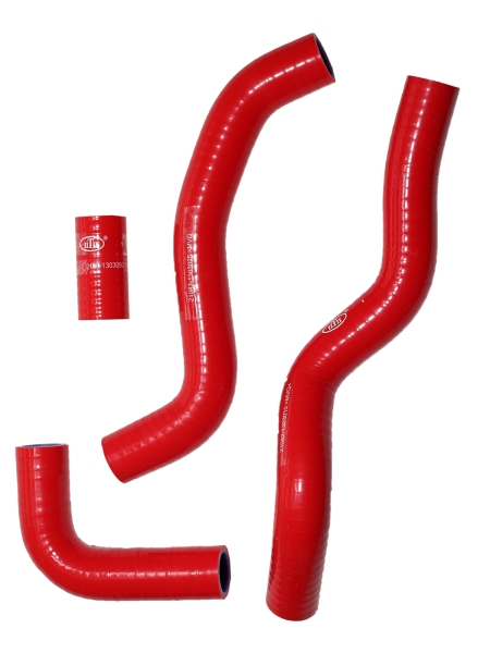 Патрубки радиатора ВАЗ 21082 (к-т 4 шт.) красный ПТП