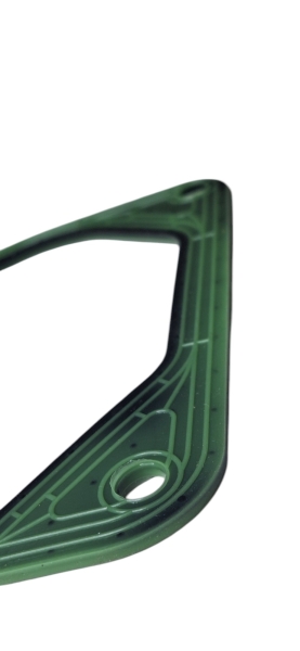 Прокладка клапанной коробки ЗИЛ-Бычок, Вал-й (полиамид) зеленый силикон