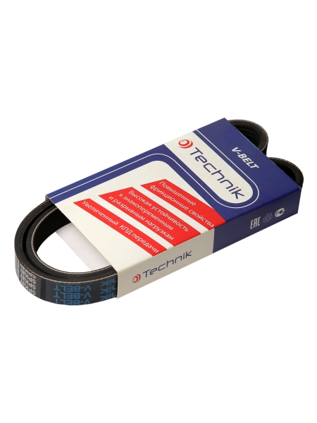 Ремень 875 (5/PK) поликлиновой Chevrolet, Daewoo, Ford, Land Rover, Mitsubishi, Renault (Technik)