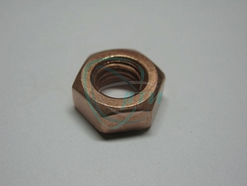 Гайка М10х1,5 приемной трубы В-га, УАЗ (омед.) низкая