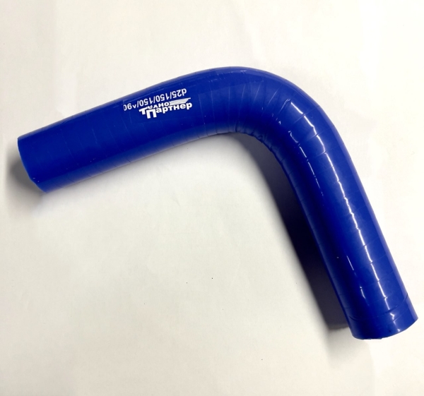 Патрубок радиатора угловой 25/150/150^90 силикон ТехноПартнер