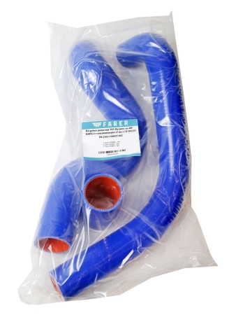 Патрубки радиатора УАЗ Патриот дв.409 ЕВРО-2 с кондиционером (3 шт.) СИЛИКОН