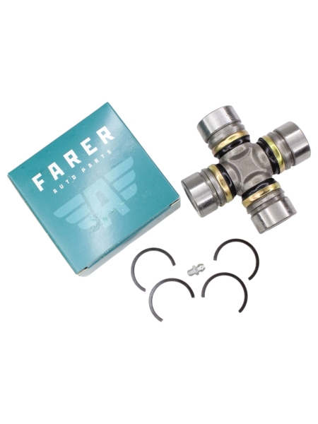 Крестовина карданного вала Волга, ГАЗель, УАЗ в сборе с кольцами 