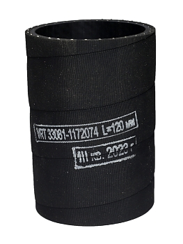 Патрубок интеркуллера Г-3309 дв.245 ЕВРО-2 соединительный (70х82,5-015 120 мм) ВРТ