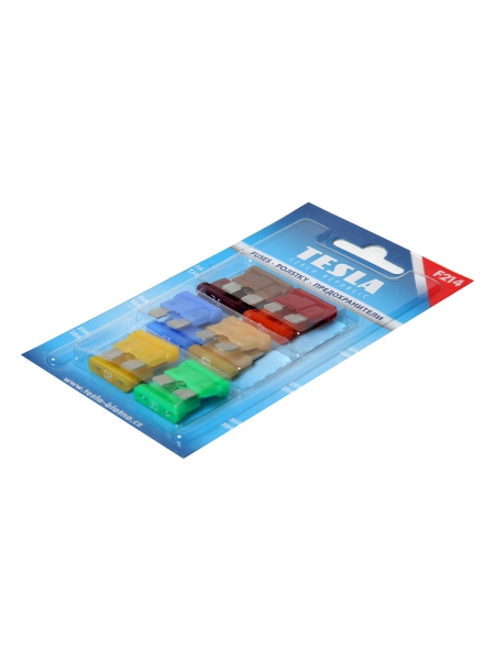 Предохранитель F 214 Тип FT(блистер 12 шт.5-1,7,5-1,15,-2,25-2,10-1,40-1,20-2,30-2) плоские