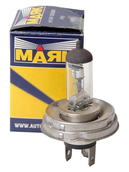 Лампа фар H4 24V-100/90W P45t Маяк (Г-3306)