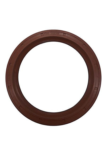 Сальник коленвала (зад.) 100х125х12 (Viton) красный