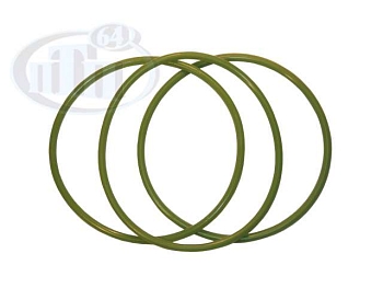 Кольцо упл. гильзы цилиндров ЯМЗ-650 нижнее (силикон) зеленый 