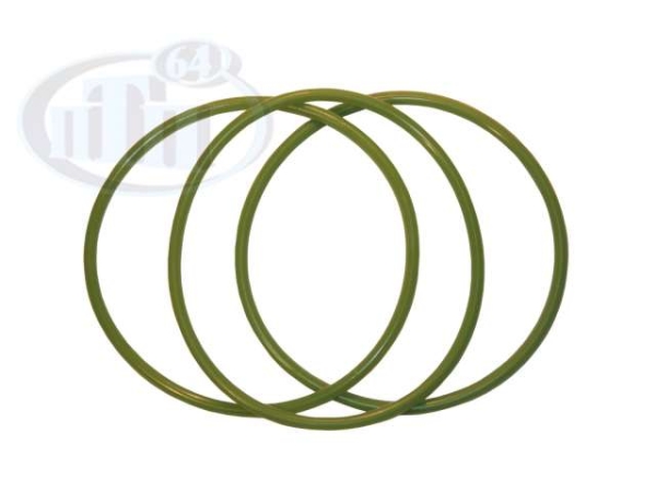 Кольцо упл. гильзы цилиндров ЯМЗ-650 нижнее (силикон) зеленый 