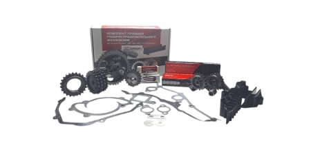 Комплект ГРМ ПРОФЕССИОНАЛ ЗМЗ 405/406/409 Евро-3 (Рычаги, цепи Киров) LSG 