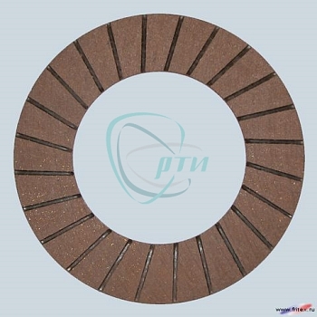 Накладка фрикционная (ферродо) УАЗ с сур. (формованая асбестовая)