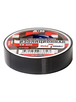 Изолента 19х20м (чёрная) "Klebebander" TIK906T
