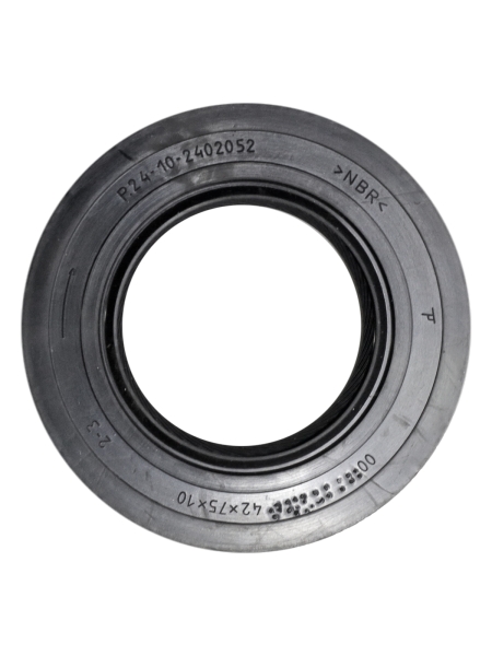 Сальник моста (неразъемного) 42х75х10 рифлен.черный