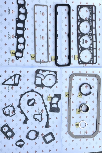 Комплект прокладок дв. ЗМЗ-24 СТАНДАРТ (полный) паронит 0.8 20 шт. ФАРЕР