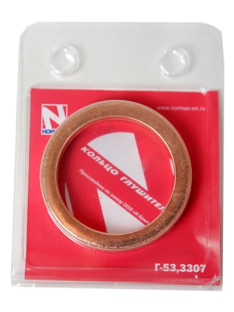 Прокладка трубы глушителя (приемной) Г-53 медь