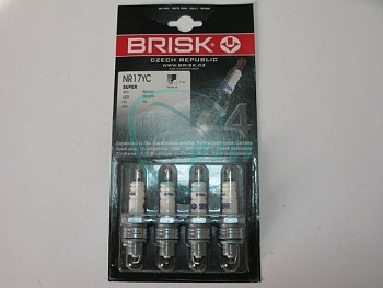 Свеча зажигания SUPER R Г-дв.402, 511, УАЗ (медный электрод, резистор)