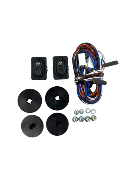 Стеклоподъемник ВАЗ 2104, 2107 электр. (2 шт) перед. реечный, ДЗСТП