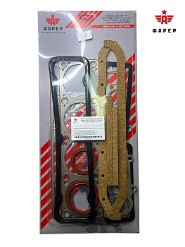 Комплект прокладок дв. УМЗ-4216 Г-ль с ГБО ПРЕМИУМ (полный), ПГБ с герм., паронит 0.8 21 шт. ФАРЕР