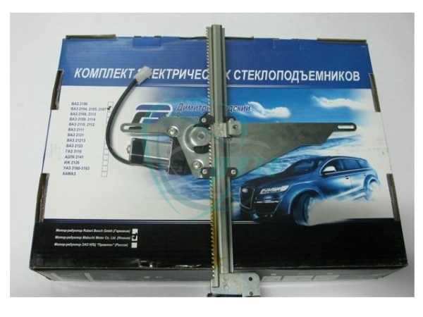 Стеклоподъемник ВАЗ 2104, 2107 электр. (2 шт) перед. реечный, ДЗСТП 
