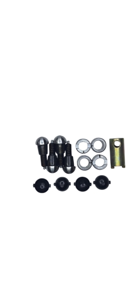 Шкворень УАЗ 3160, Хантер на мост Спайсер на вкладышах(пластик) в сб. (к-т 4 шт.+ ключ)