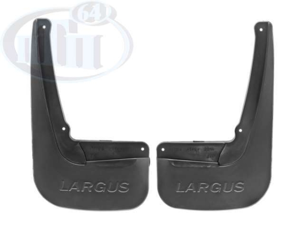 Фартук брызговика Renault "Logan", LADA Largus зад. (2 шт.) ТЭП с надписью 