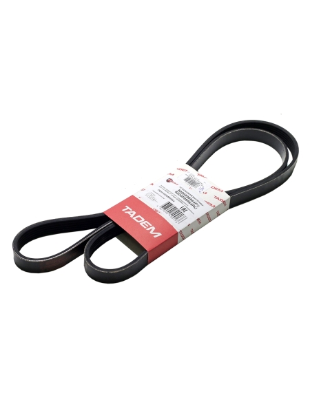 Ремень 1822 (поликлин.) генератора Renault Logan, 16V с ГУР, с кондиционером БРТ