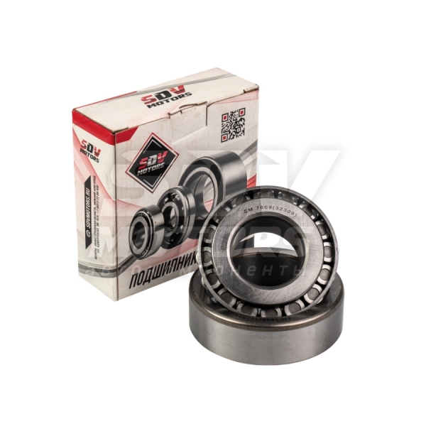 Подшипник ступицы передней Г-53,3307,3309, ЗИЛ 5301 внутренний (аналог 32309) (7609)